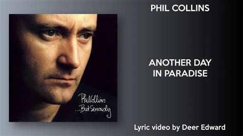 lyrics just another day in paradise|Phil Collins – Another Day in Paradise Lyrics .